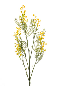 Artificial mimosa - 1 branch - Yellow