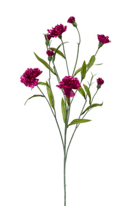 Artificial dianthus spray - 1 stem - Lila