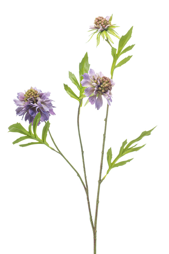 Scabiosa künstlich - 1 Stiel - Violett