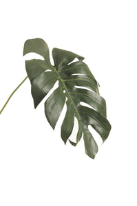 Monstera artificiale - 1 foglia - Verde